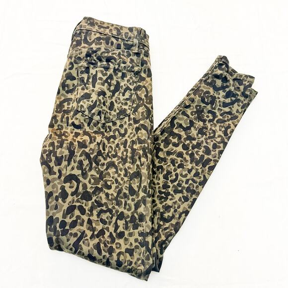 J. Brand Maria Zeal Delacouri Green Camouflage Print Denim Jeans SIze 27 - Picture 9 of 9